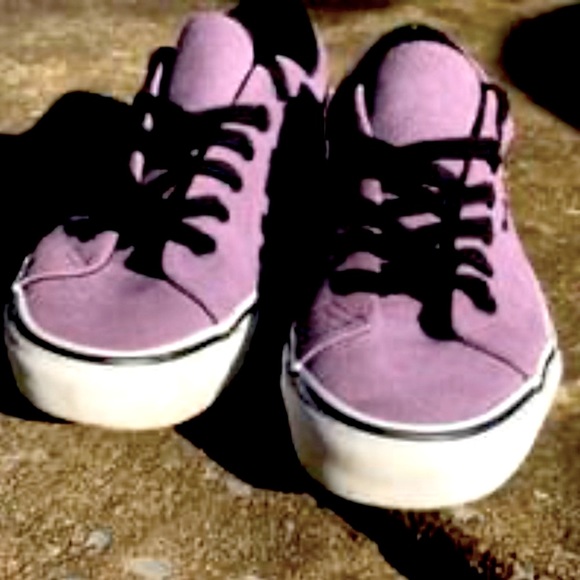 Vans Suede Purple Unisex Skateboard Sneakers Men’s Size 10 Women’s Size 11 Rare - Picture 9 of 10